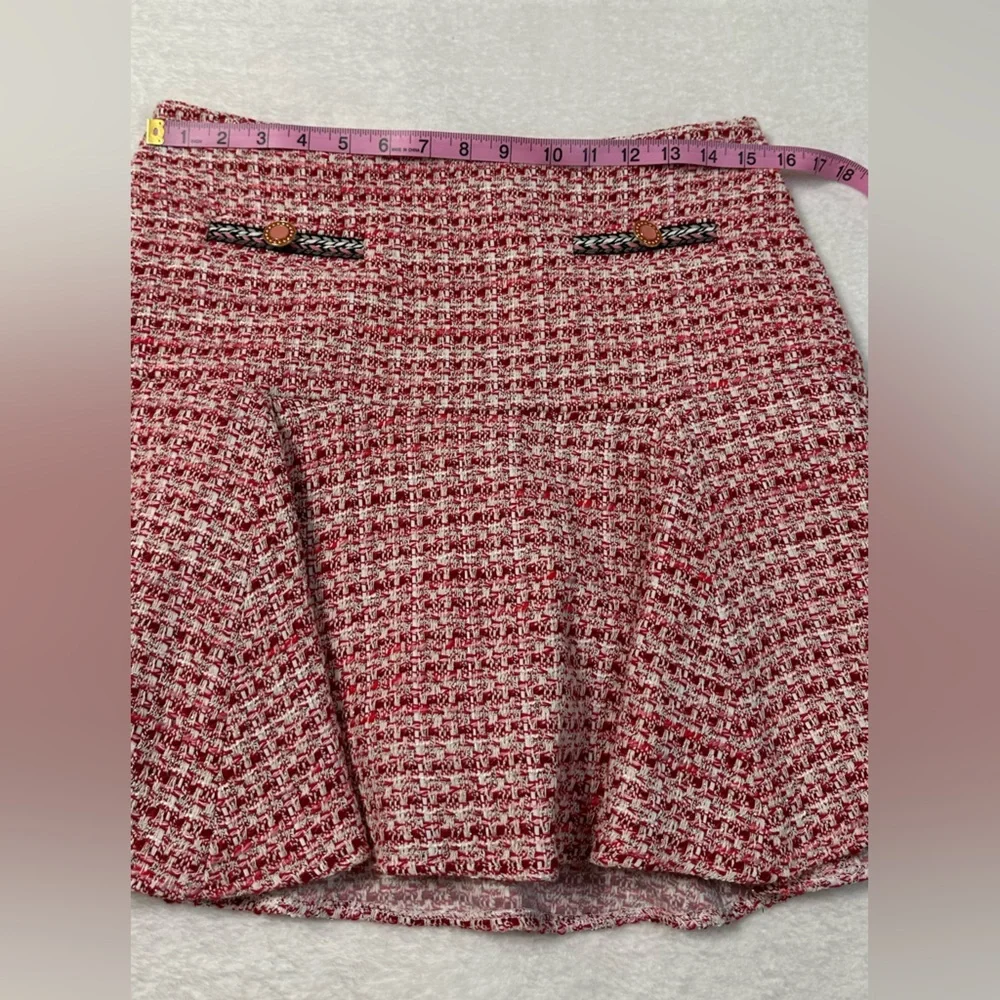 Maje Jenetia Tweed Mini Skirt - Size 42 ( US XL) - Picture 6 of 15